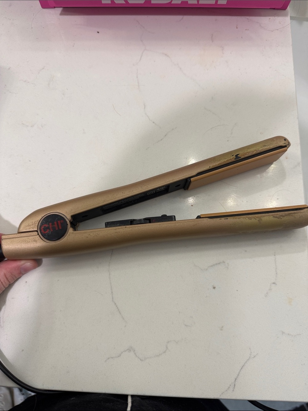 CHI Gold Hair Straightener Flat Iron - Gold